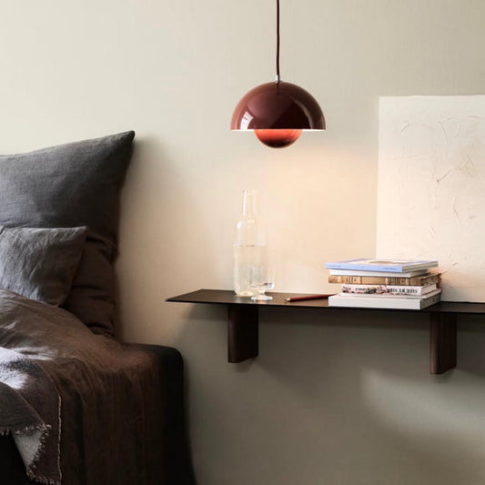 &Tradition | Flower Pot VP1 Pendant Light in Red Brown