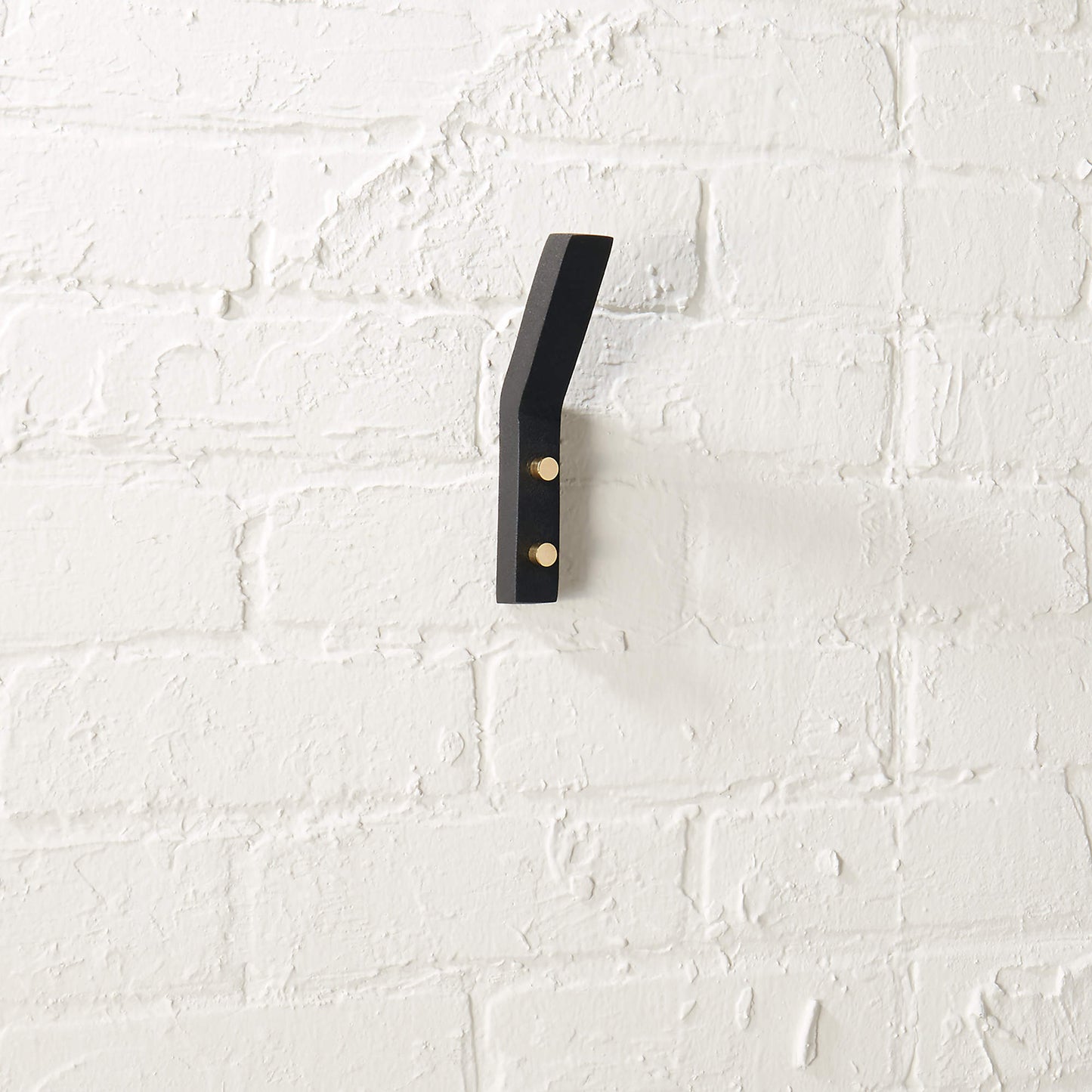 CB2 | Leaning Edge Black Wall Hook