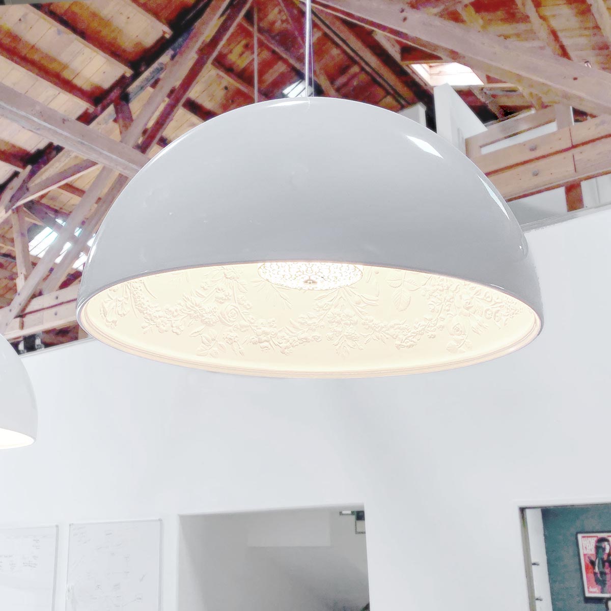 Flos | Skygarden Pendant by Marcel Wanders in White, Medium