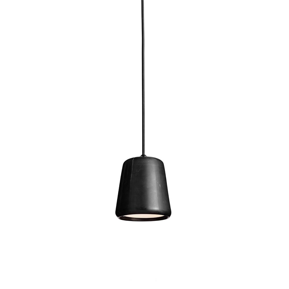New Works | Material Pendant Light in Black Marble