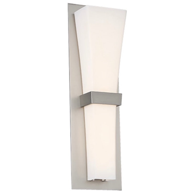 WAC Lighting | Prohibition LED Wall Sconce Wall Light in Satin Nickel