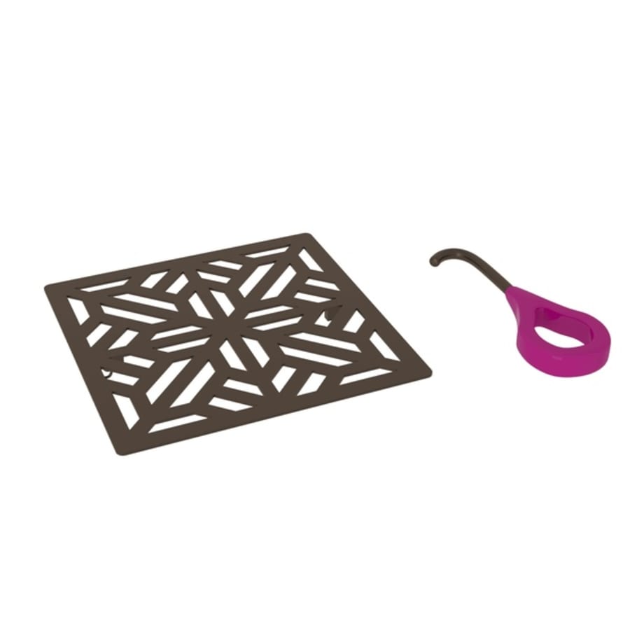 Rohl | 5"x 5" Stainless-Steel Decorative Drain Cover DC3144TCB
