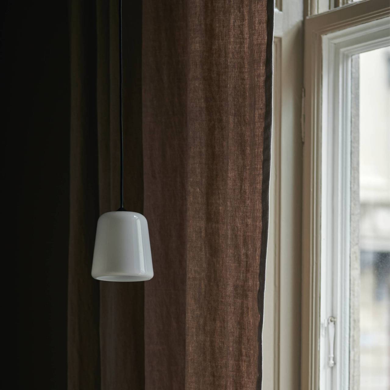 New Works | Material Pendant Light - White Marble