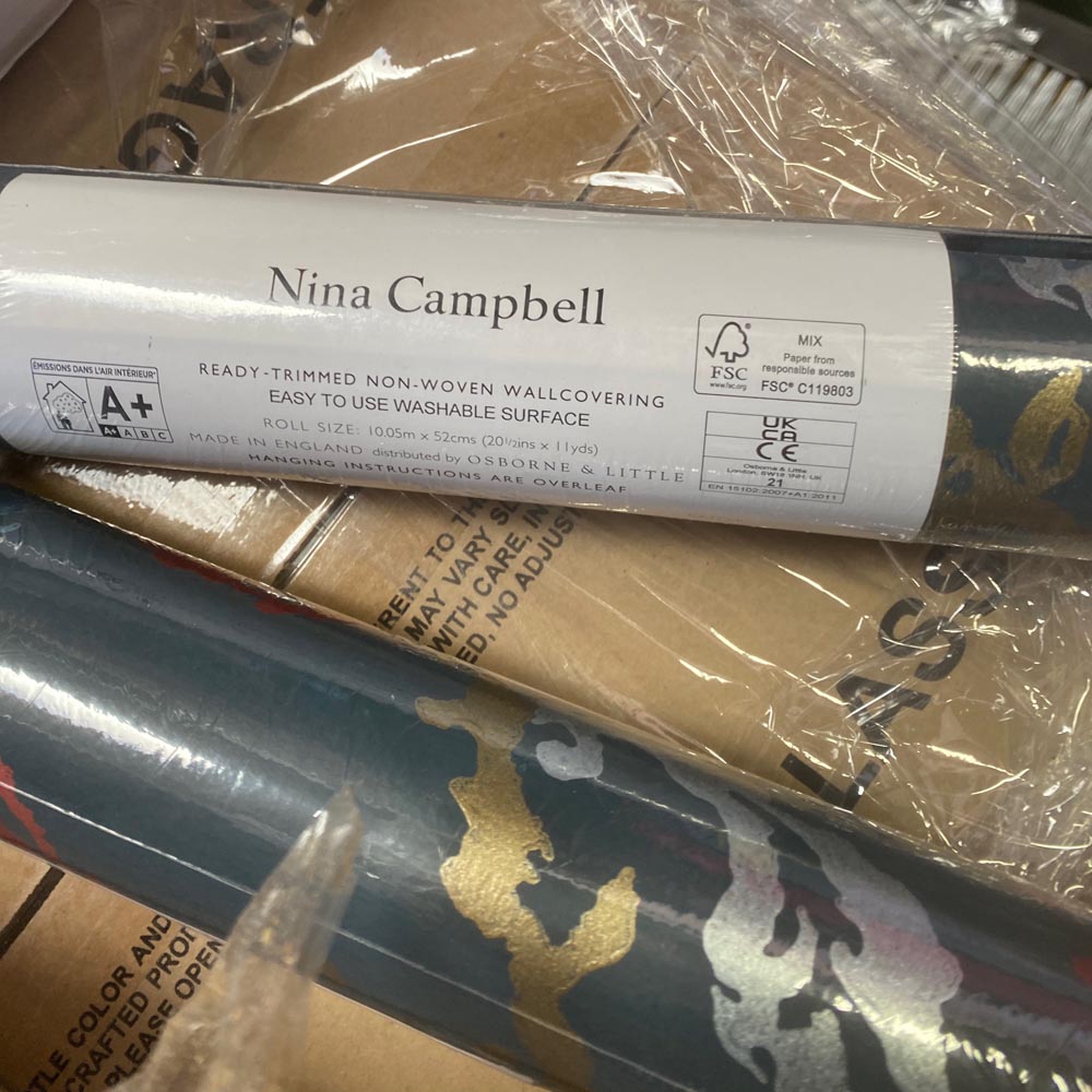 Nina Campbell | Coromandel Wallcovering, NCW4270-01