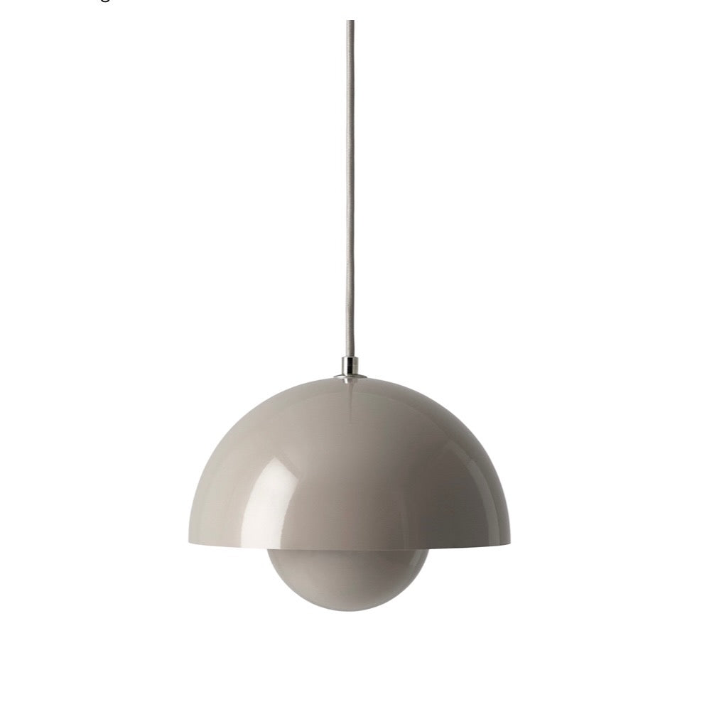 &tradition | Flower Pot VP1 Pendant Light in Grey Beige