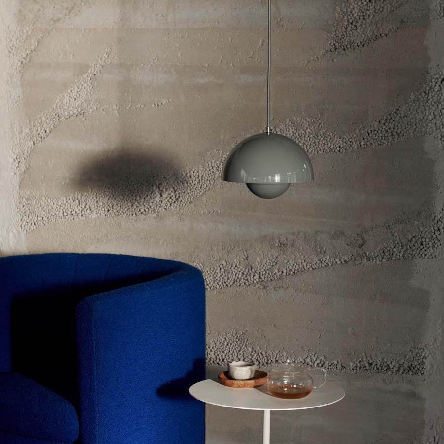 &tradition | Flower Pot VP1 Pendant Light in Grey Beige