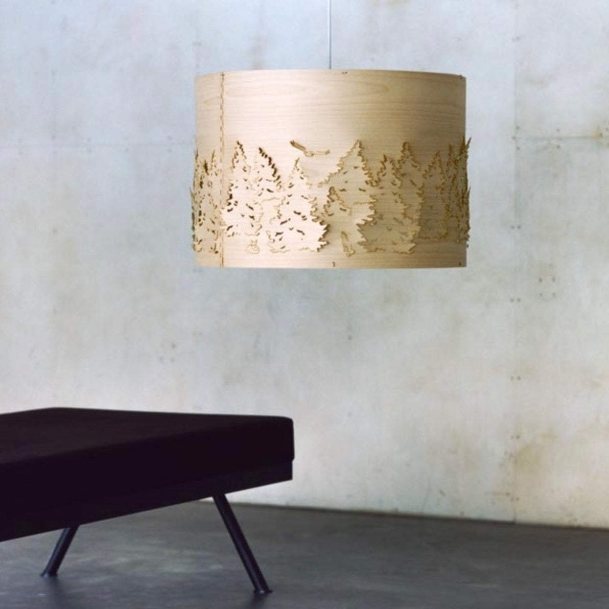 Catherine Kullberg Lighting | Norwegian Forest Pendant Light Birch Wood Large