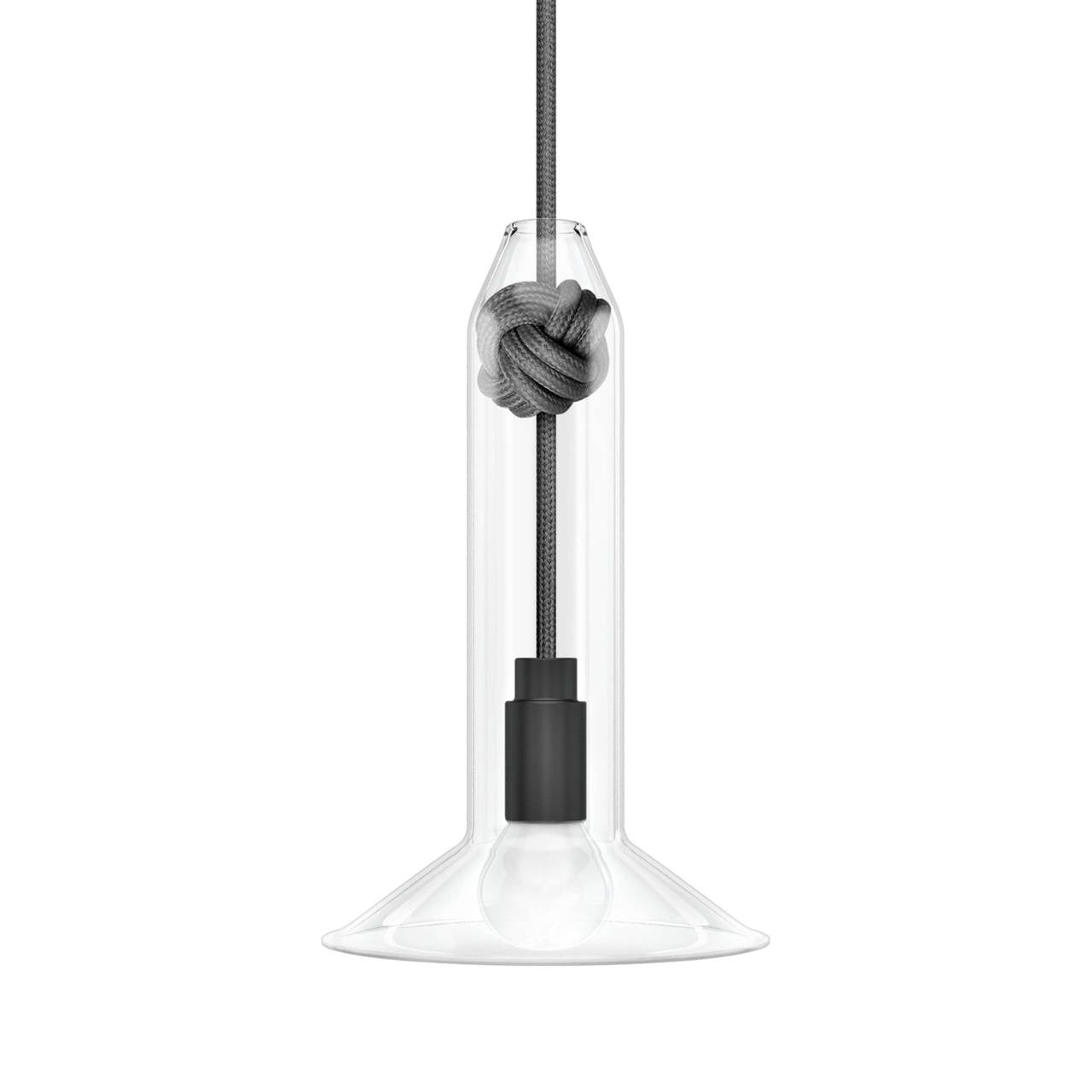Vitamin Lighting | Small Knot Pendant Light with Grey Cord