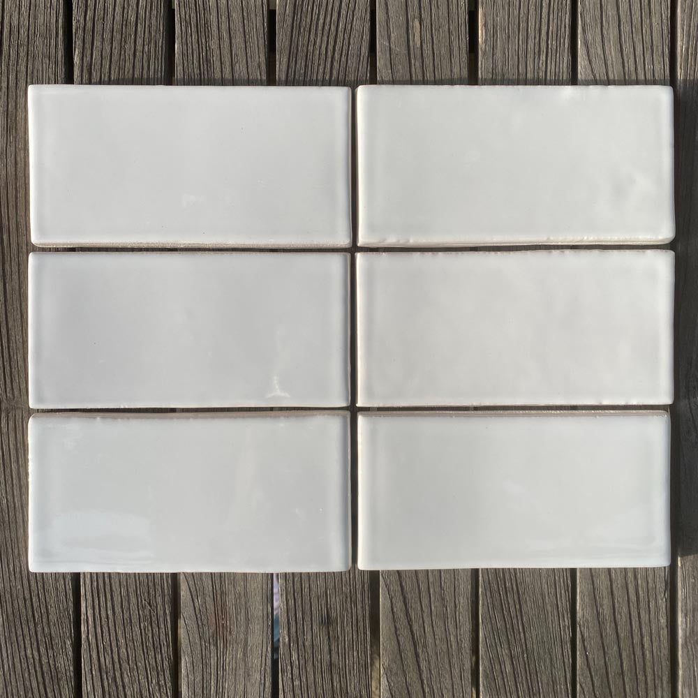 Marble Systems | 3x6 White Glossy Tiles