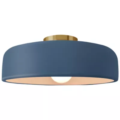 Justice Design Group | Radiance Spire Semi-Flushmount in Midnight Sky