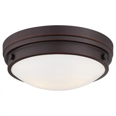 Minka-Lavery | 2 Light Flushmount in Lathan Bronze