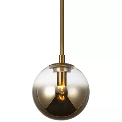 Huxe | Callum Mini Pendant in Aged Gold Brass