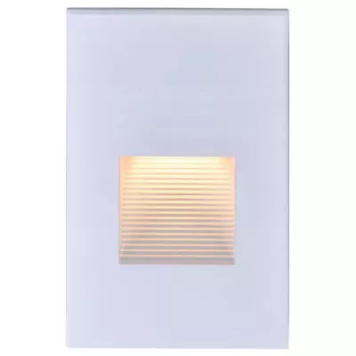 Satco Lighting | 3W LED Vertical Outdoor Step Light in White