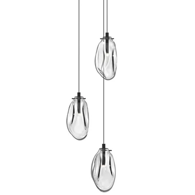 SONNEMAN Lighting | Liquid 3-Light Round Multi-Light Pendant