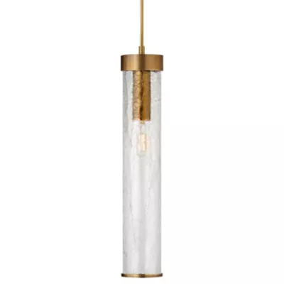 Visual Comfort Signature | Liaison Long Pendant in Antique-Burnished Brass - Image 2