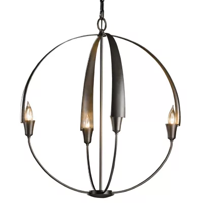 Hubbardton Forge | Cirque Chandelier in Dark Smoke