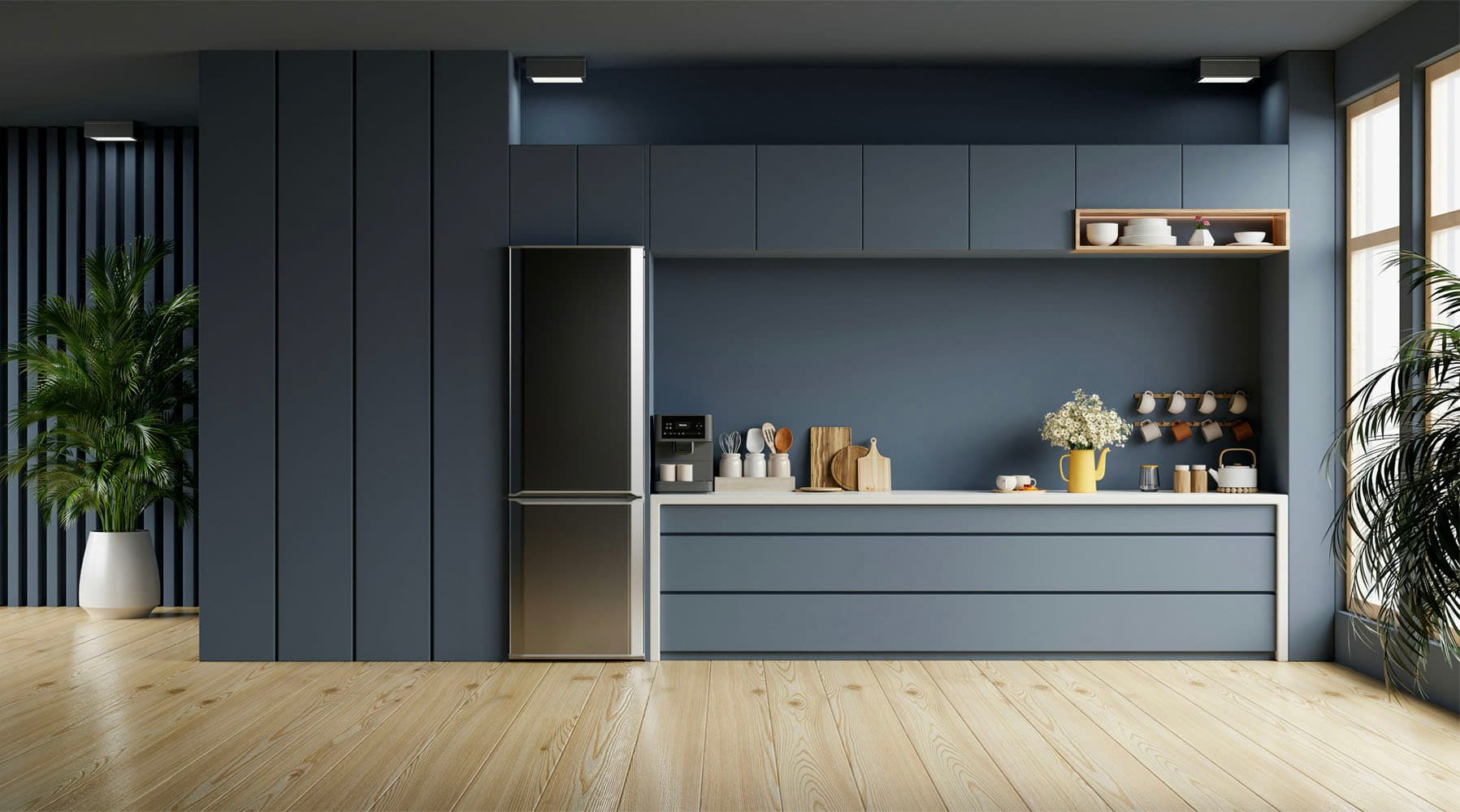 Modern kitchen interior
