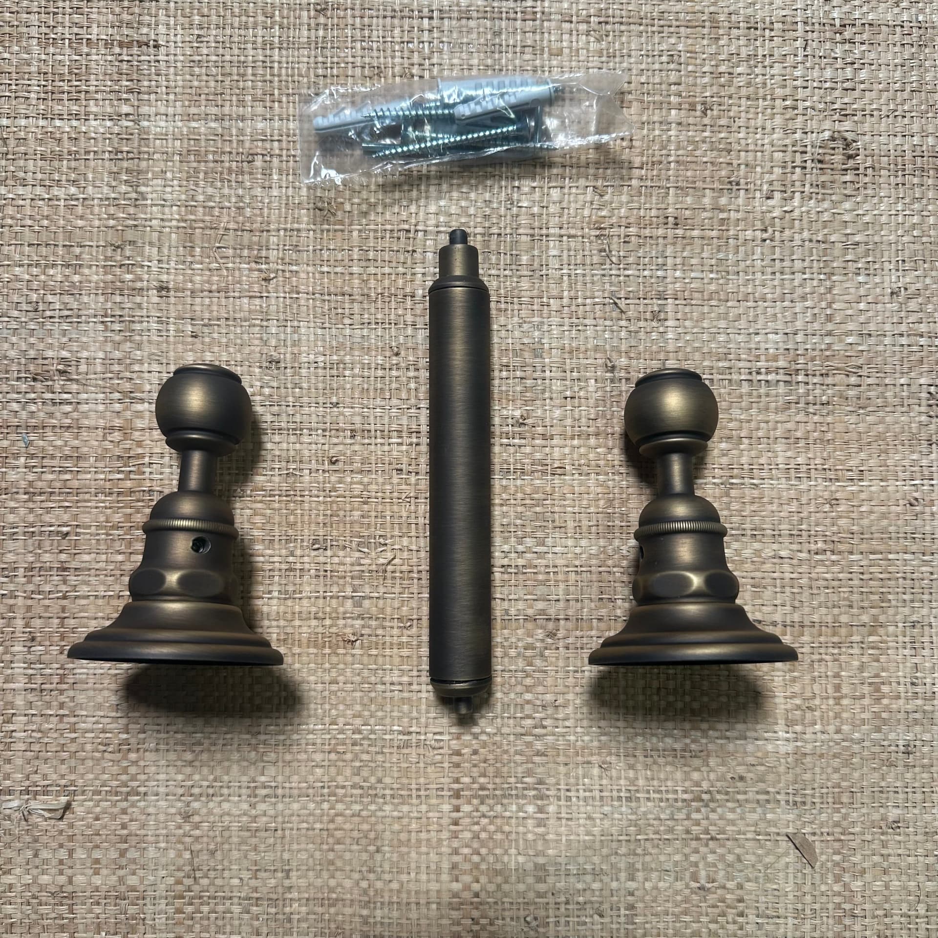 Horus Montemartre Toilet Paper Holder in Antique Brass, solid brass with spring-loaded design