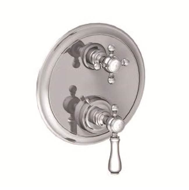 Horus | Thermostatic Trim Set in Antique Brass - alternate view