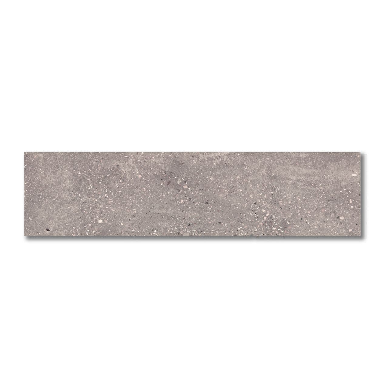 Ann Sacks | Teigen Grey Bullnose (3" x 24") Porcelain Tile - alternate view