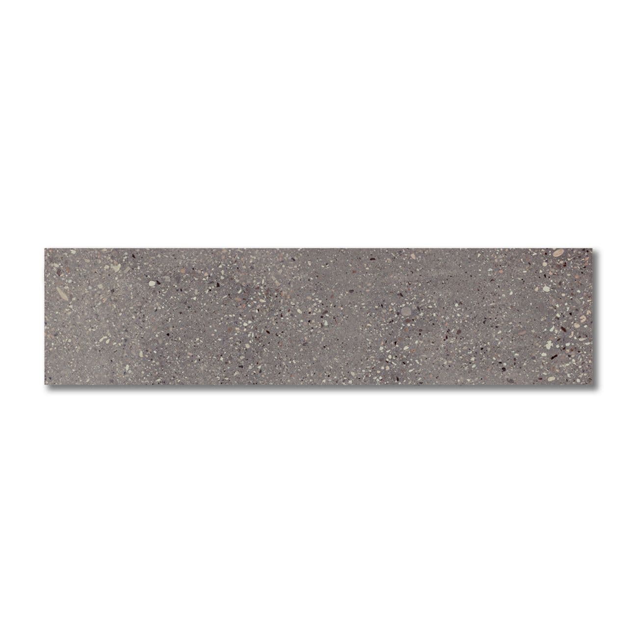 Ann Sacks | Teigen Black Bullnose (3" x 24") Porcelain Tile - alternate view