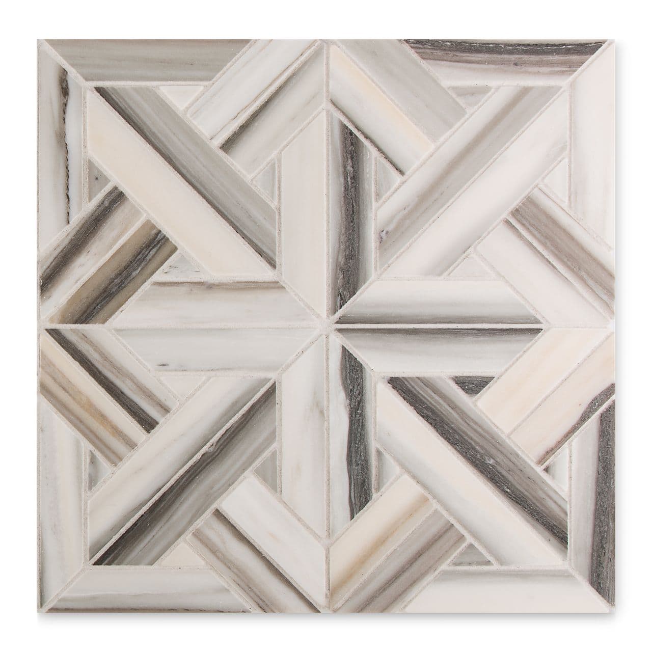 Ann Sacks | Calacatta Zebrino Parquet (12" x 12") Marble Tile - alternate view