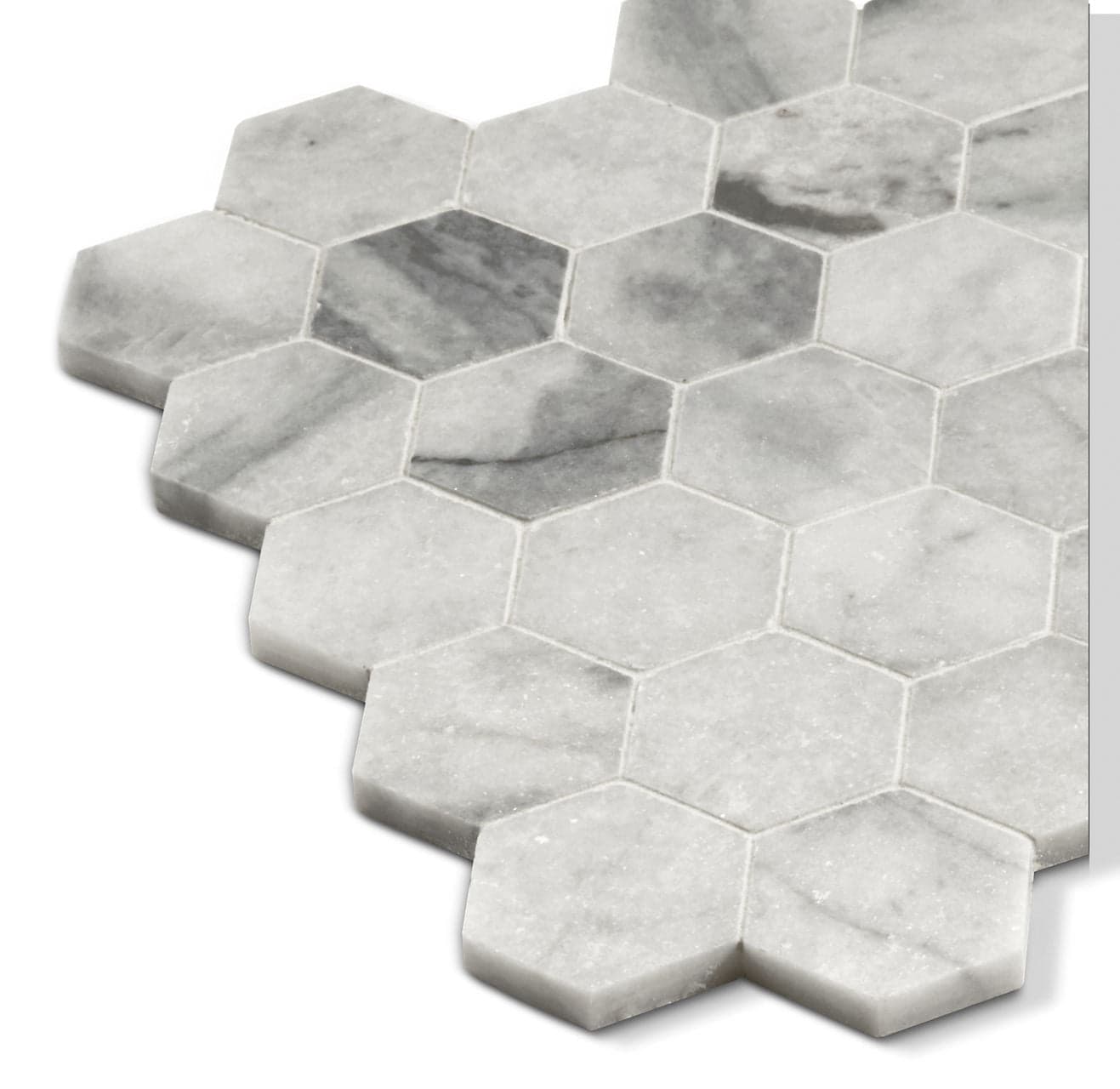 Ann Sacks | Bianca Helena Hexagon 2" Stone Tile - alternate view