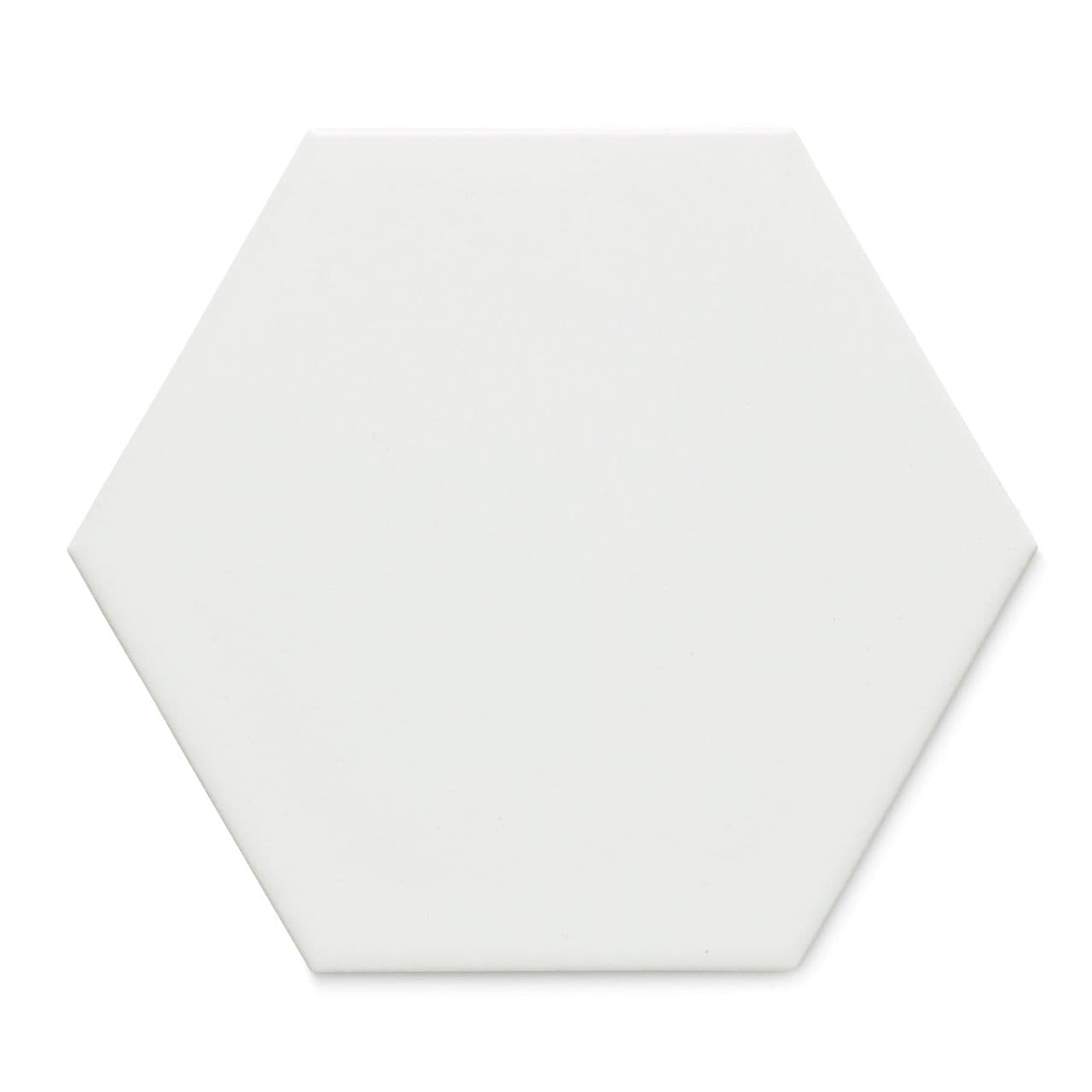Ann Sacks | Savoy Classic Chalk Hexagon 4" Ceramic Tile