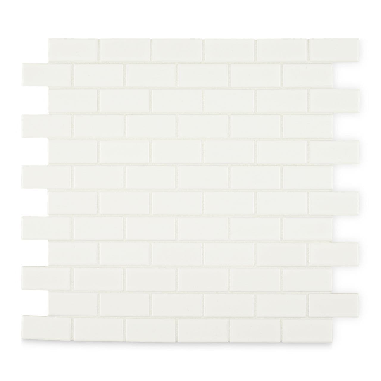 Ann Sacks | Savoy Classic Offset Mosaic Paperwhite Ceramic Tile