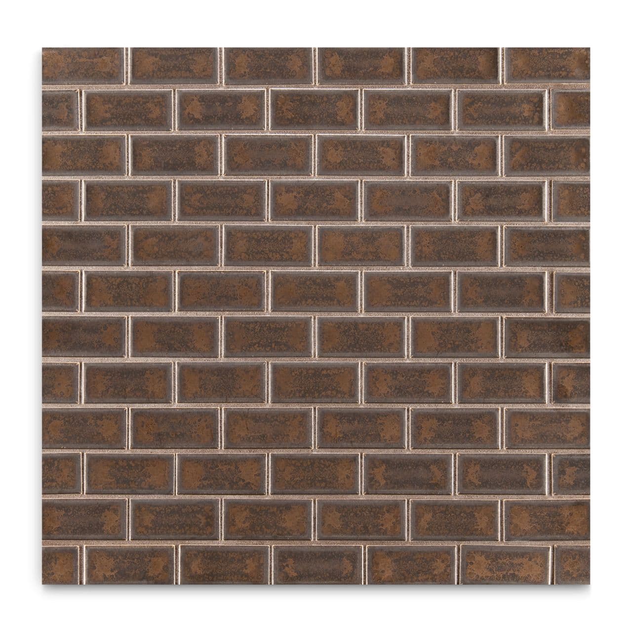 Ann Sacks | Savoy Classic Offset Mosaic Bronze Ceramic - alternate view