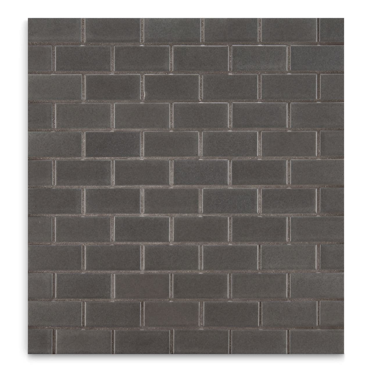 Ann Sacks | Savoy Classic Offset Mosaic Graphite Ceramic - alternate view