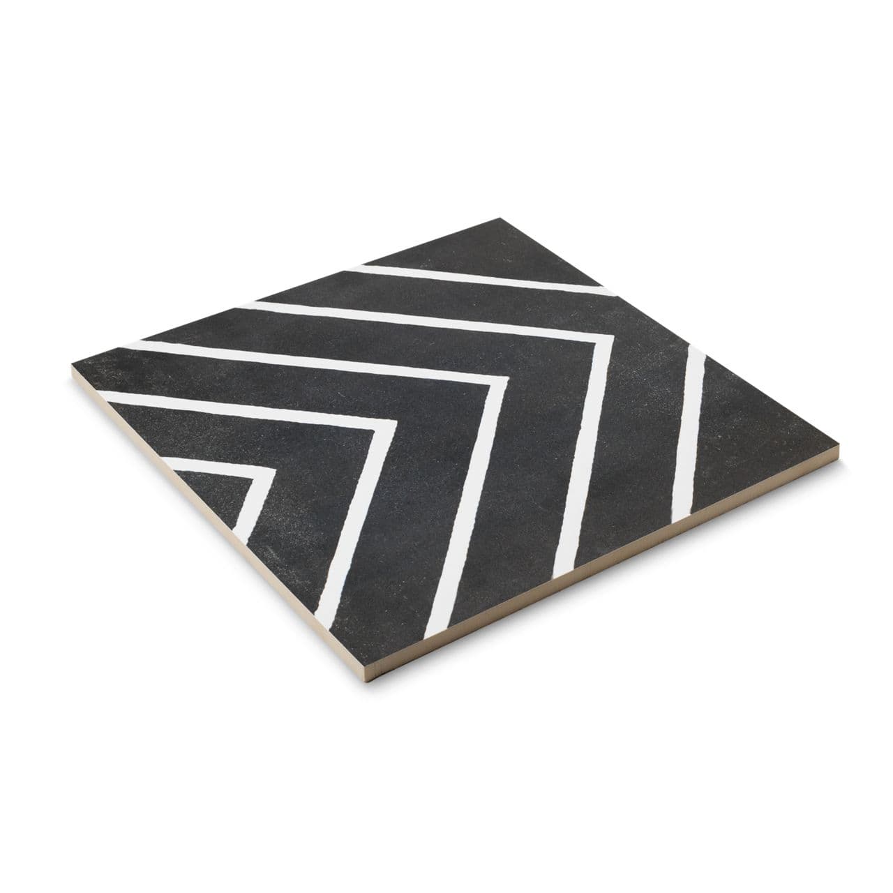 Ann Sacks | Casa Mila Diamond Nero 12 x 12 Porcelain Tile - alternate view