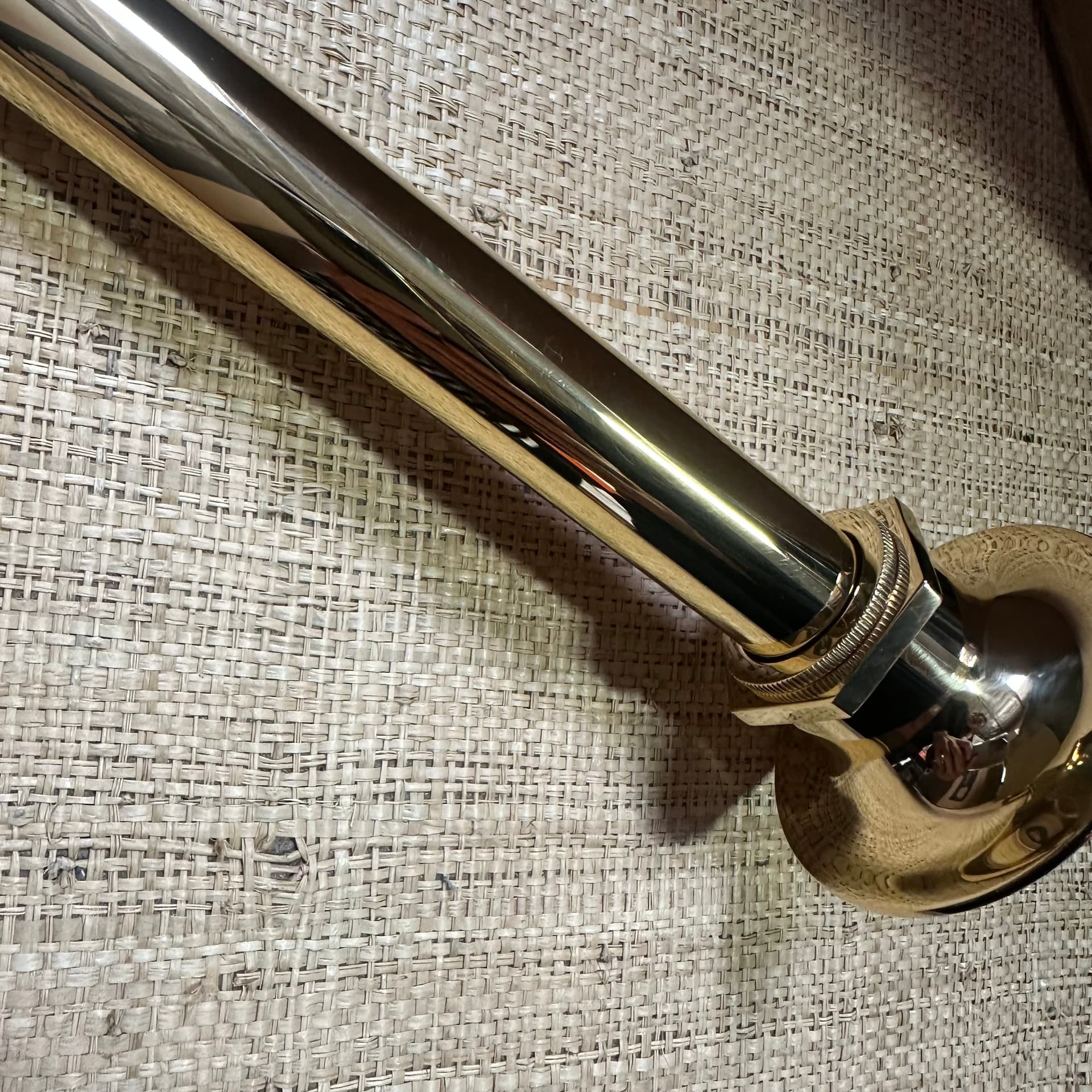 Waterworks | Henry 10" Shower Arm in Brass - alternate view