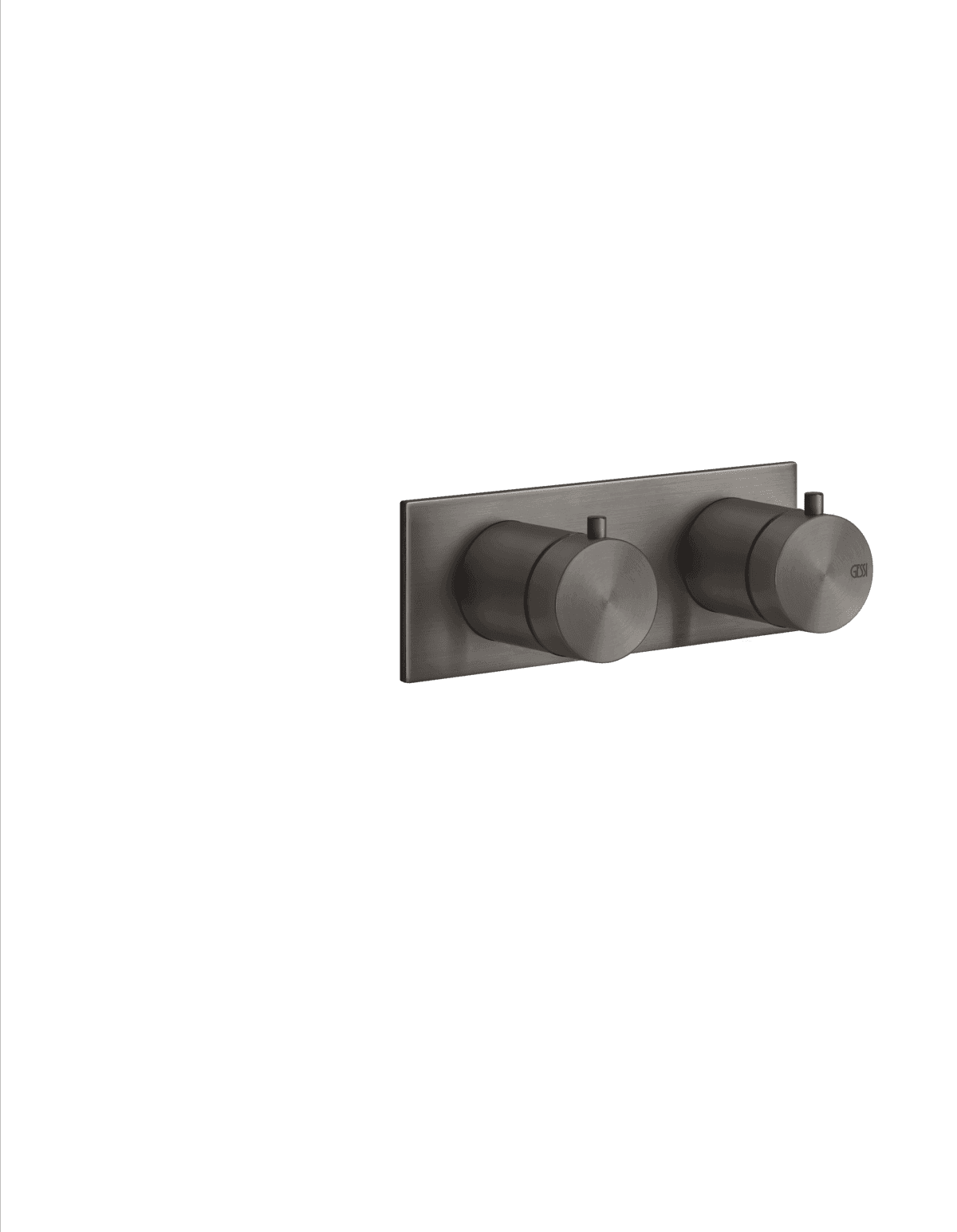 Gessi 316 3-Way Diverter Thermostatic Trim With Volume Control