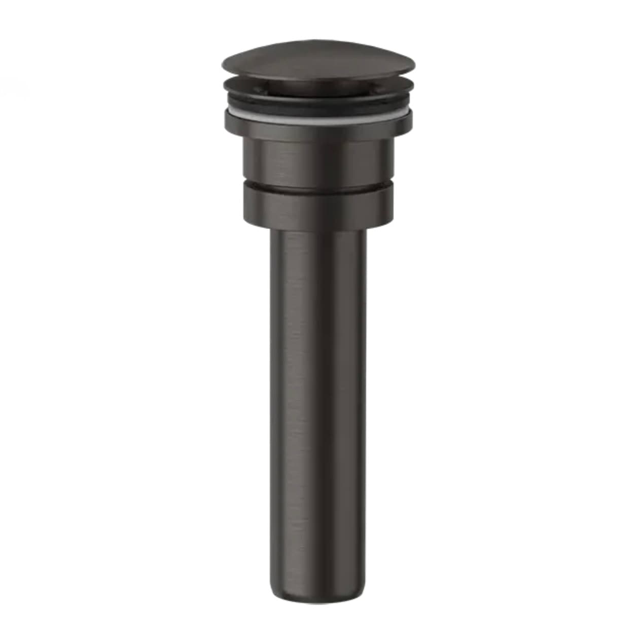 Gessi 1-1/4" Push Drain, Black Metal Brushed Pvd
