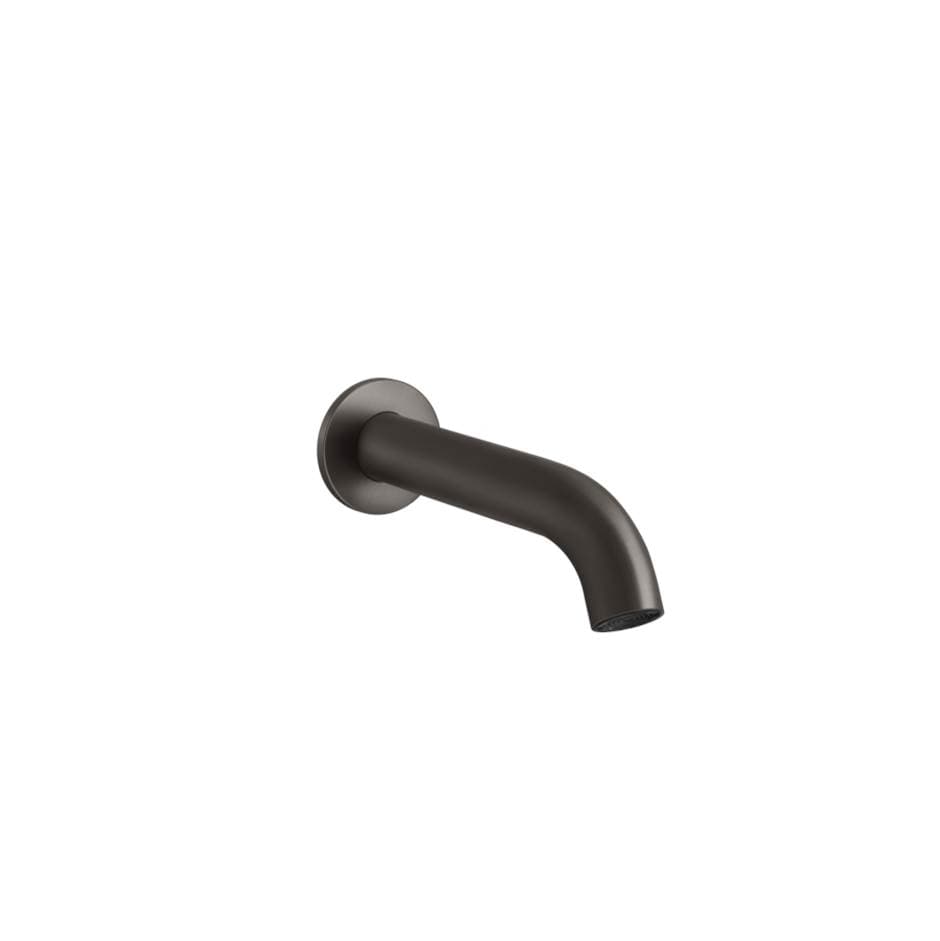 Gessi | 316 Wall-Mount Tub Spout in Black Metal Brushed PVD