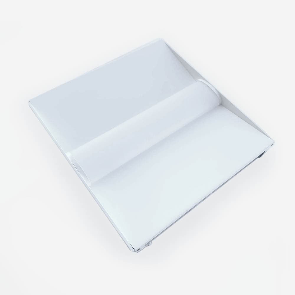 Focal Point Amica 2x2 architectural troffer light with ribbed acrylic diffuser