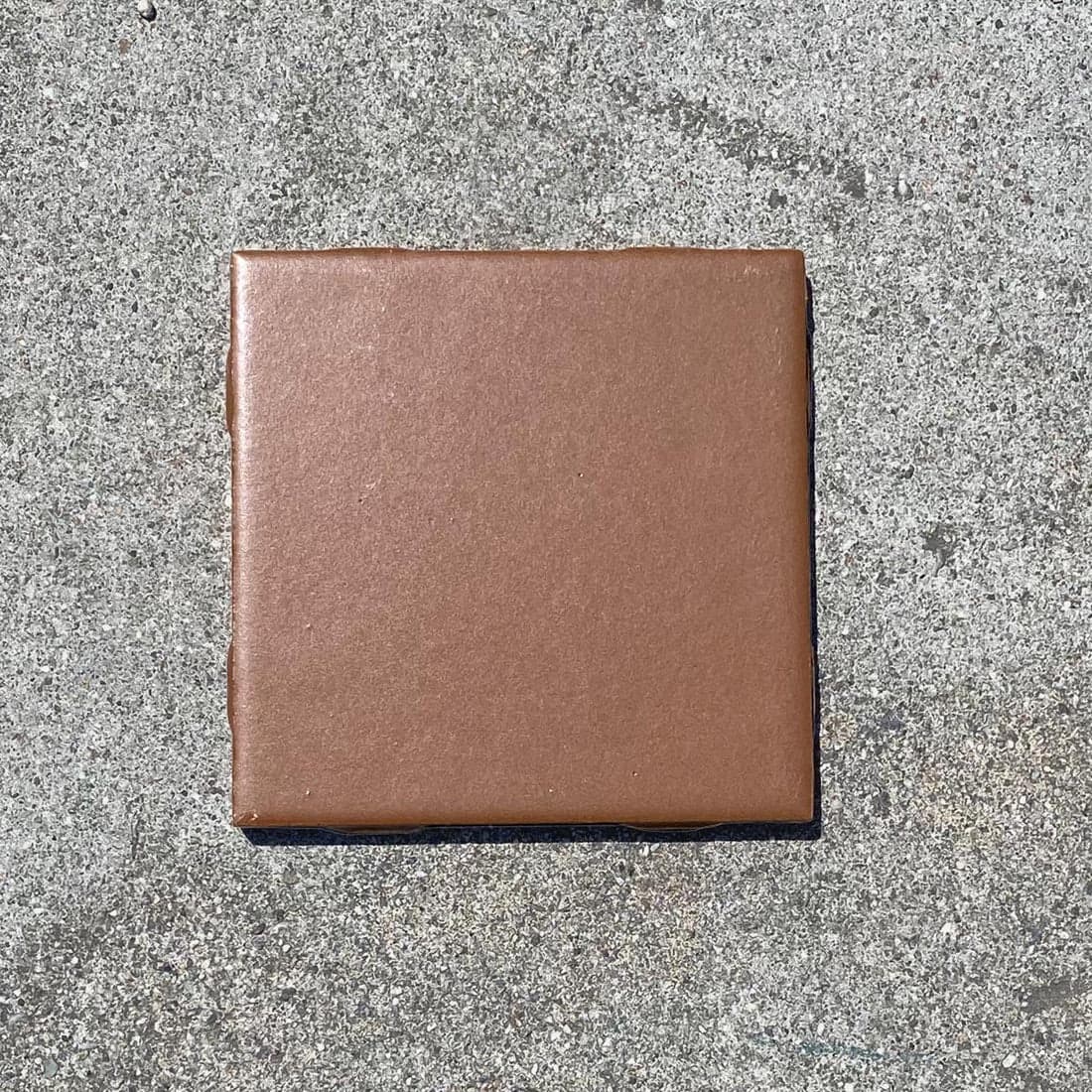 Franciscan Tile vintage brown ceramic subway tile 4x4x3/8