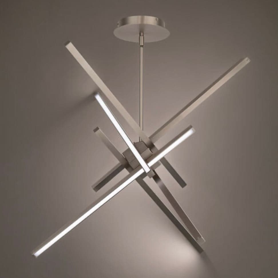 WAC Lighting Parallax 29 Inch Pendant Light in Brushed Nickel