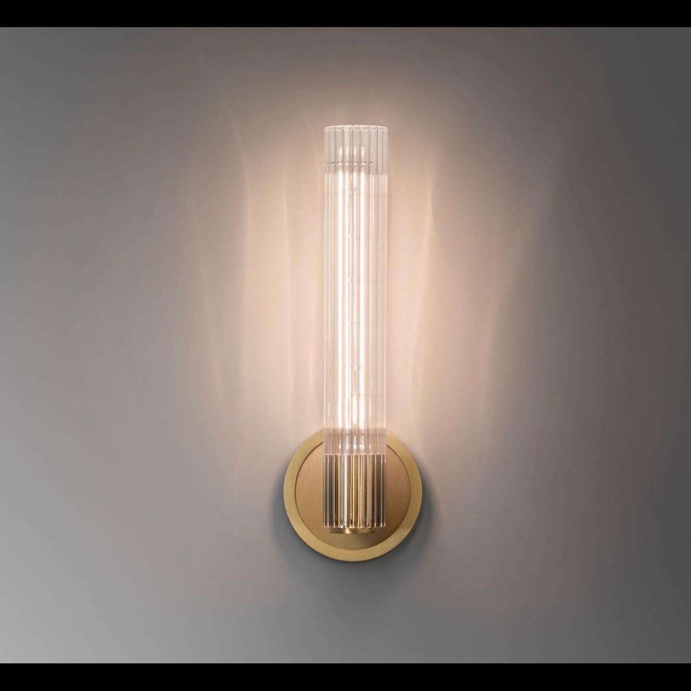 Jonathan Browning Studios | Pastis Sconce in Light Antique Bronze - alternate view