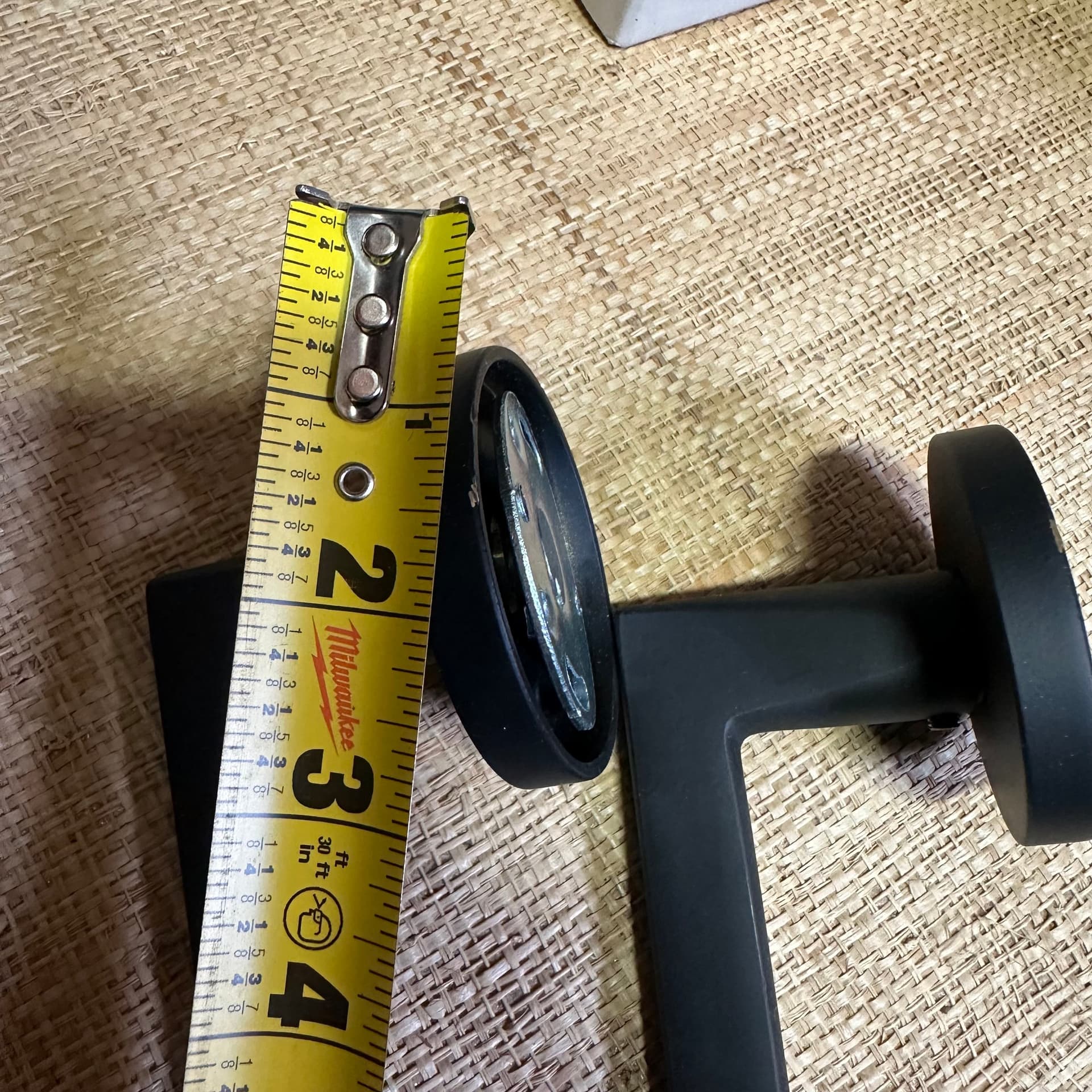 Emtek Helios Dummy Lever Door Handle in Flat Black solid brass