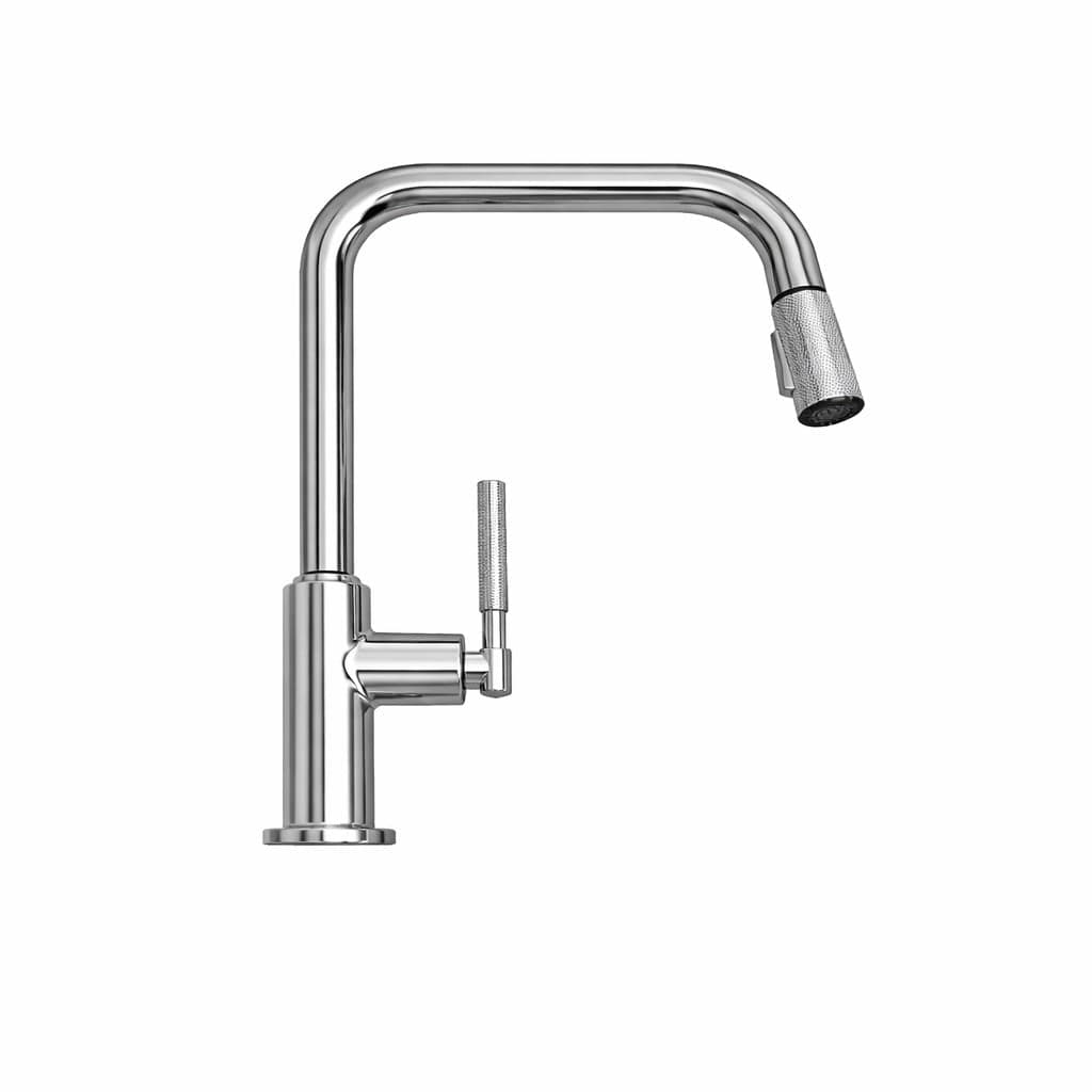 Brizo | Litze Smart Touch Square Spout, Knurled Handle