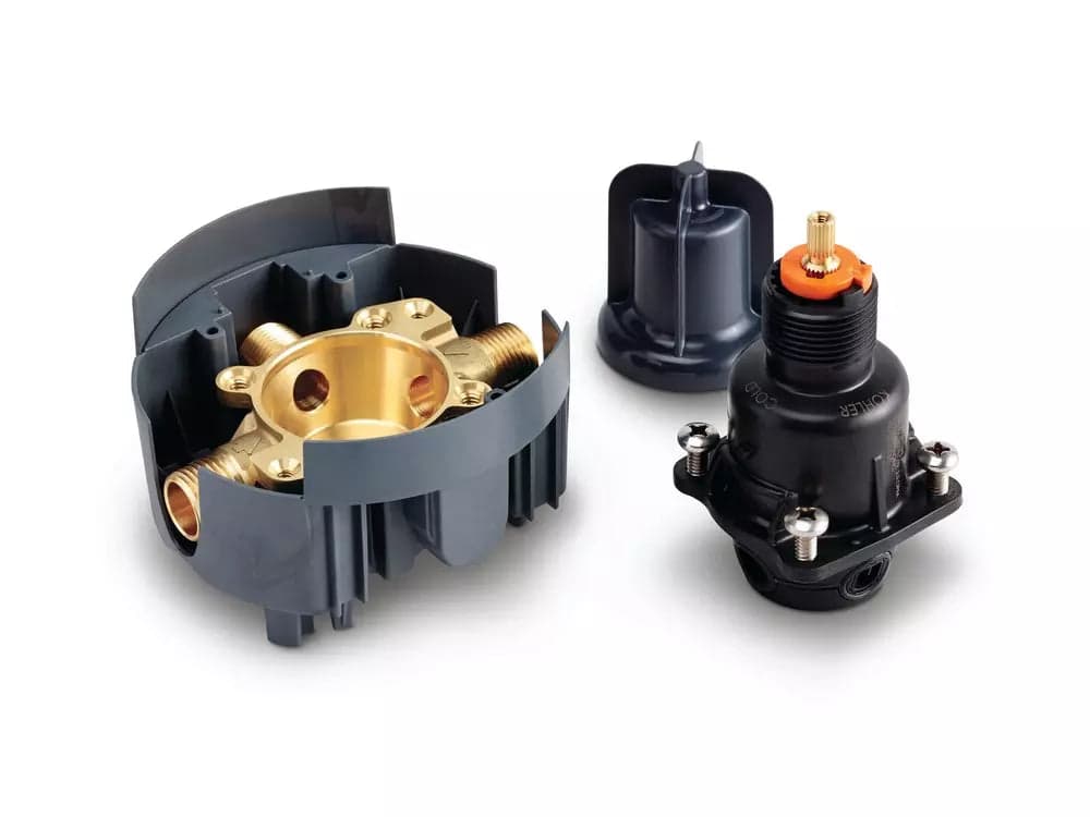 Kohler Universal Rite Temp Valve Kit, brass body, 4-5/8" height