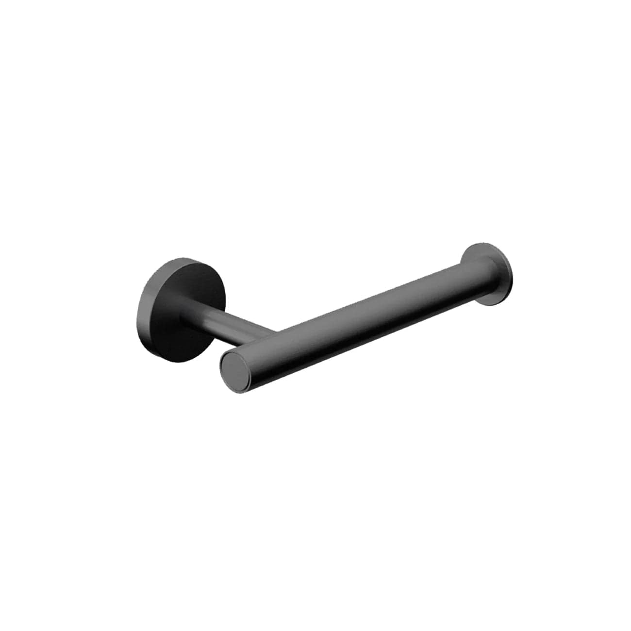 Cocoon Mono 60 Black wall-mounted toilet paper holder in stainless steel with anti-fingerprint finish