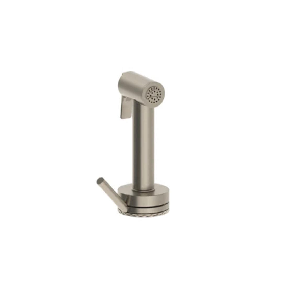 Watermark Ancillary Elan Vital deck mounted side spray with integrated mixer in aged nickel finish