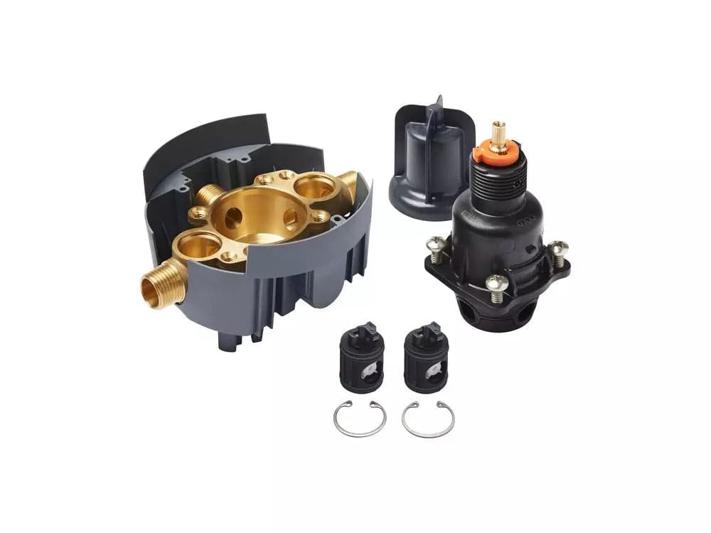 Kohler Universal Rite Temp PB Valve Kit in brass finish, 5-7/8 in height