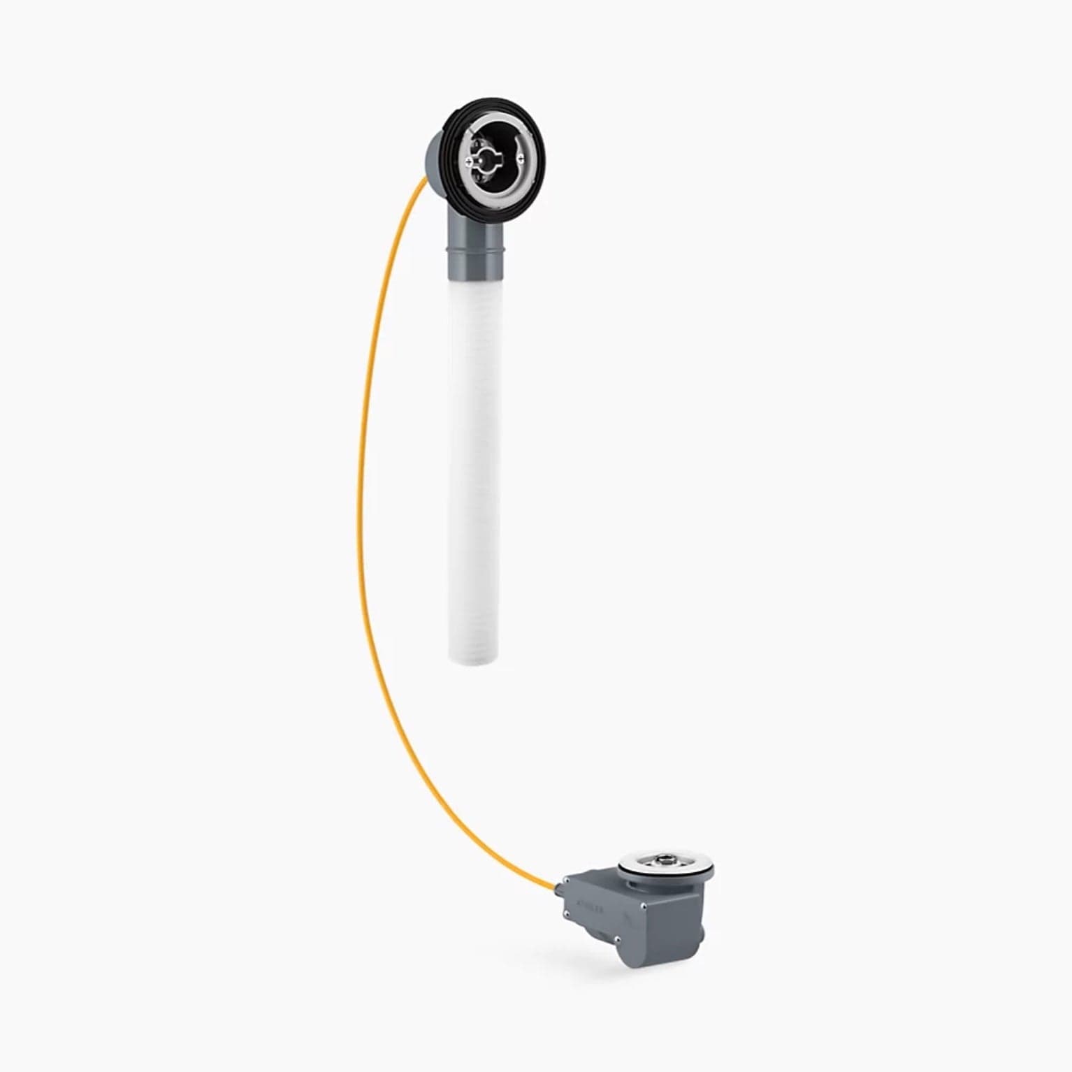 Kohler PureFlo Rough-in Cable Drain, PVC, 45" cable, less horizontal tube