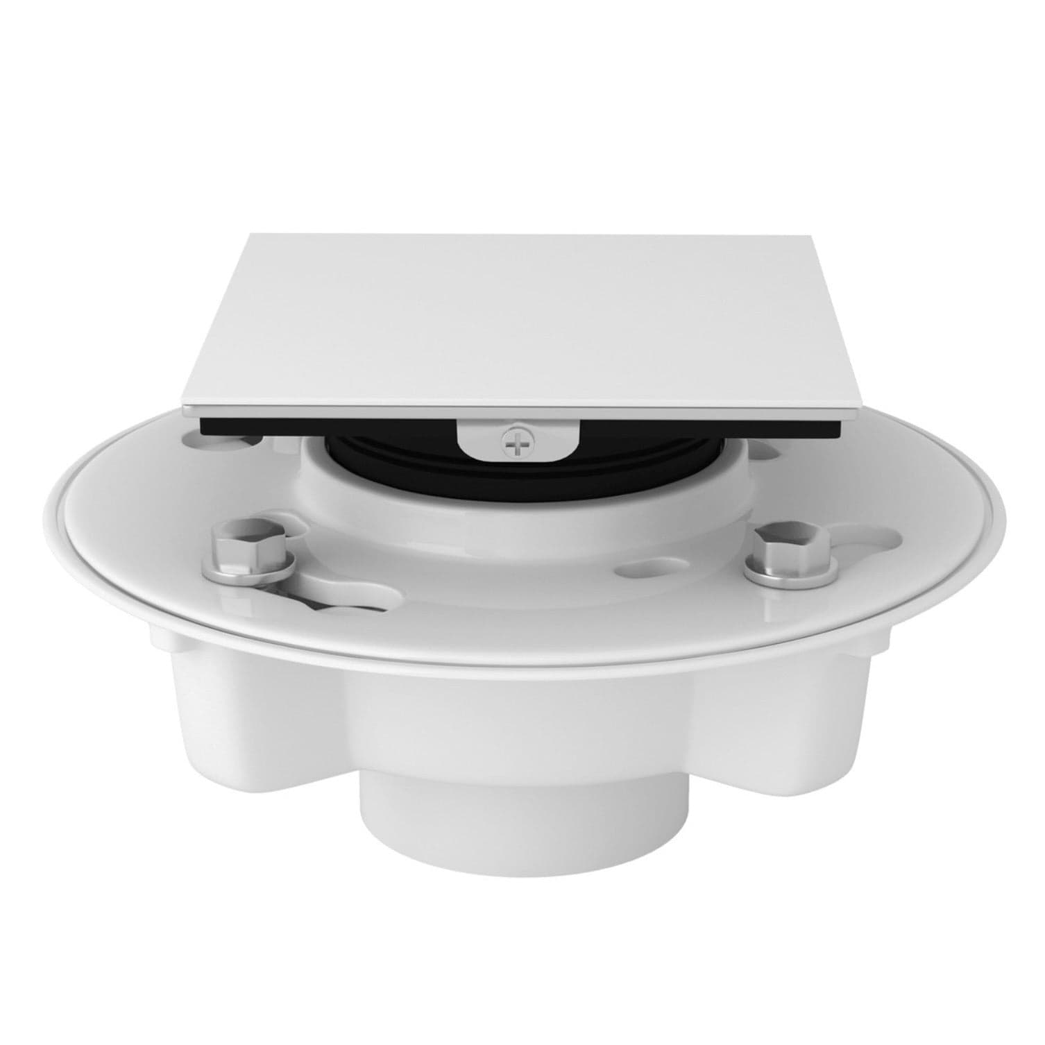 Rohl PVC 2 Inch X 3 Inch Drain Body Kit with hair strainer and clamping collar