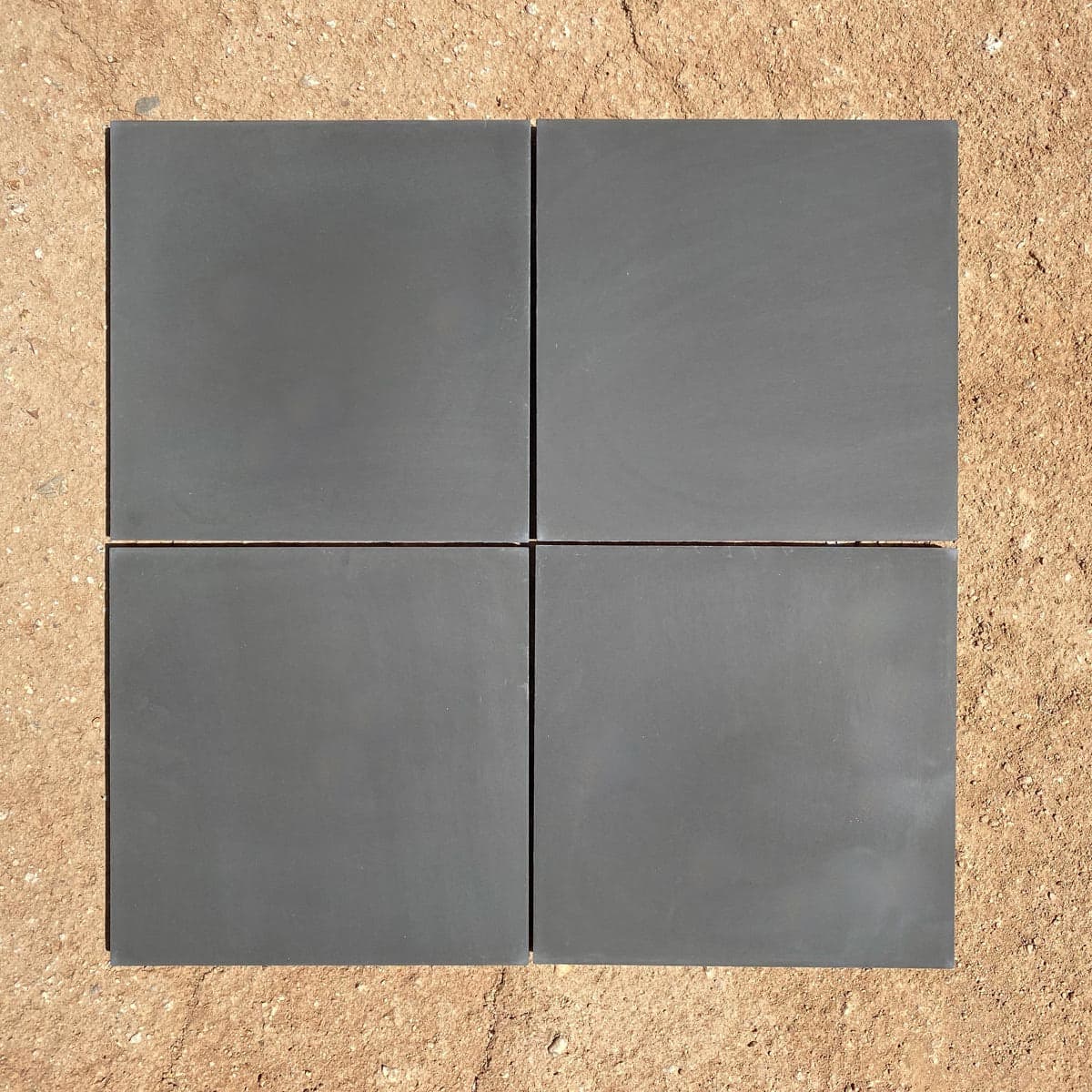 Veranda Tile Design Cement Tile 8x8 in Black