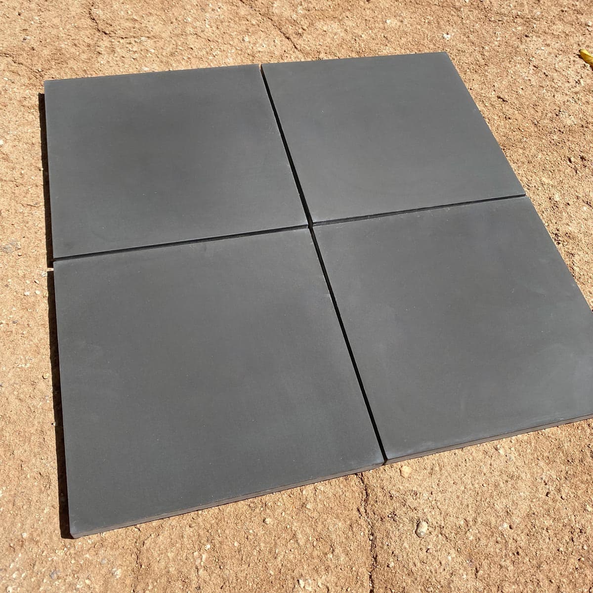 Veranda Tile Design | Cement Tile 8x8 in Black - alternate view